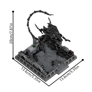 Funbuild Xây Dựng Khối Đồ Chơi MOC-199999 Người ngoài hành tinh <span class=keywords><strong>Micro</strong></span> Diorama Loạt Xenomorph Nữ Hoàng Mecha Mô Hình Gạch Đồ Chơi <span class=keywords><strong>Robot</strong></span> Trẻ Em Tự Làm Đồ Chơi - Product Image 4