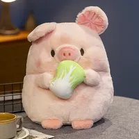 Personnalisable Écologique PP Coton Rempli Chien Jouets Doux En Peluche Cochon et Loutre avec Logo Brodé pour Anniversaire Jouer