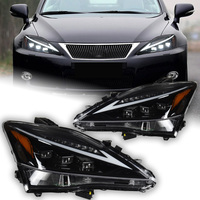 Feu avant pour Lexus IS250, lentille de projecteur, Signal dynamique, phare LED IS300, accessoire automobile Drl