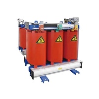 Transformador Trifásico SCB10 de 1600kVA, 6kV/10kV, 380V-480V, Tipo Seco, con Bobinado de Cobre, Topología Flyback, Resina Epoxi Fundida y Amorfa