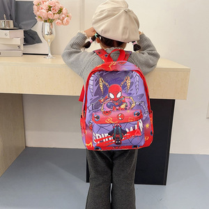 Sac à dos mignon de Spider-Man de dessin animé <span class=keywords><strong>pour</strong></span> enfants, sac de <span class=keywords><strong>rangement</strong></span> <span class=keywords><strong>pour</strong></span> téléphone, collations et jouets, cartable anti-perte <span class=keywords><strong>pour</strong></span> étudiants - Product Image 4