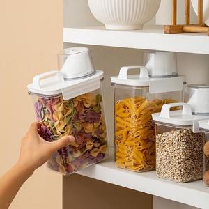 Food <b>Storage</b> <b>Container</b> <b>For</b> Grains Moisture Proof Insect Proof Dried Goods Snacks <b>Kitchen</b> <b>Storage</b> Rectangle 1100ml 1800ml 2300ml - Product Image 4