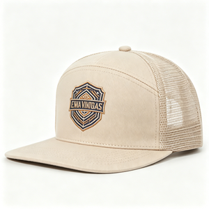 Custom 5 Panel Trucker <b>Hats</b> Classics Flat Bill Trucker <b>Cap</b> Structured Custom Mesh Back Snapback <b>Hat</b> <b>Caps</b> - Product Image 3