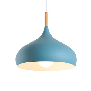 Macaron Pendant <b>Light</b> Led E26 Round Single Head Nordic Style For Salon Shop Restaurant Art Studio <b>Dining</b> Table - Product Image 5