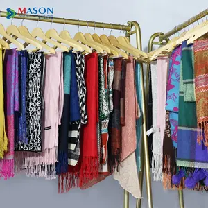 Wholesale second hand clothing Winter Scarf used clothing china used clothes bales free shipping