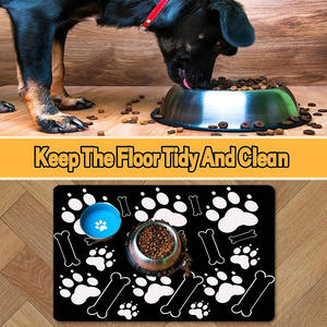 Sneldrogende Koeling Siliconen Diatomeeënmoddermat Absorberende Spatbestendige Kat En Hond Eten Mat Voor Huisdieren - Product Image 5