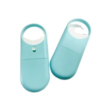 Atomiseur de parfum portable avec boucle de suspension, logo personnalisé, 10 ml, 15 ml, bicolore, rechargeable, flacon pulvérisateur de parfum ZA-PS04