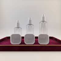 Botol Parfum Mini Plastik Arab Kustom Dengan Tutup Semprot, Kemasan Parfum Pria Untuk Acara Mewah