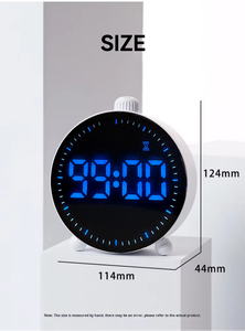 Nguồn nhà máy kỹ thuật số trực quan phút hẹn giờ với đồng hồ báo thức thời gian hiển thị ngày nhà bếp đếm ngược Pomodoro lớp học nghiên cứu hẹn giờ - Product Image 6