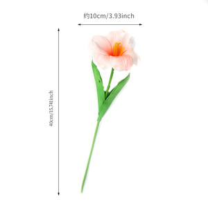 Flores de Tulipán Artificiales de 40cm de Altura, Simulación Realista, Decoración para Hogar y Bodas - Product Image 5