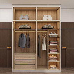 Armoires en bois sur mesure en gros du Guangdong, pré-assemblées, armoires murales modernes pour chambre à coucher - Product Image 1