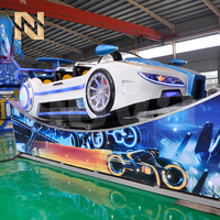 Manège Nova Rides de style course électrique pour parcs d'attractions, parcs à thème, fêtes foraines et salles de jeux, à vendre, Manège Voiture Volante 8 places