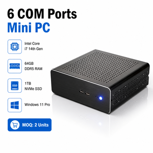 มินิพีซี 6 พอร์ต COM ใหม่ล่าสุด Intel Core I7 รุ่นที่ 14 แรม DDR5 64GB SSD 1TB กราฟิกการ์ดแยก ระบบปฏิบัติการ Windows 11 คอมพิวเตอร์อุตสาหกรรม - Product Image 1