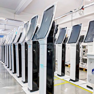 Kiosk Manufacturer 23.6 32'' Curved Screen Ip65 Touchscreen Monitor <b>Receipt</b> <b>Printer</b> Fast Food Self Ordering Kiosk for Restaurant - Product Image 2