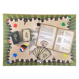 Juego de mesa personalizado en blanco para carreras de caballos, con figuras de jugadores de dados y temática forestal, para edades de 7 a 14 años - Product Image 4