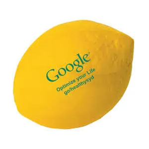 Novelty Promotion soft toy minion lemon fruit design shaped pu stress reliever ball health school giveaways lemon