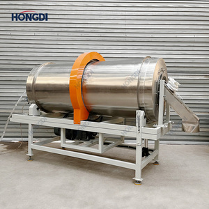 Mélangeur à tambour robuste en acier inoxydable avec moteur pour le traitement des poudres et de la farine, conception de qualité alimentaire, capacité 200L, type disperser - Product Image 6