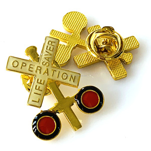 Insignia de Reconocimiento Operation Lifesaver - Homenaje a los Defensores de la Seguridad - Product Image 1