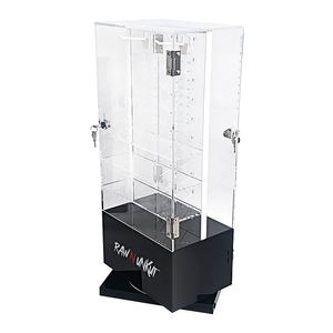 Logo personalizzato girevole in acrilico trasparente pieghevole espositore coltelli da collezione espositore - Product Image 1