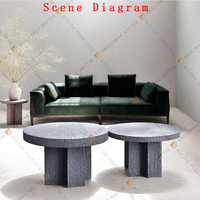 Canapé sectionnel 3 places en tissu velours et bois massif au design moderne pour salon, hôtel, école et villa