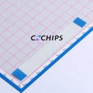 HX FFC-1.0-12P-100mm FFC Cable (Flexible Flat Cable) P=1mm Connector 12P 1mm 0.3mm Non-Inverting - Product Image 2