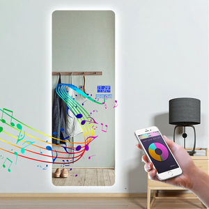 Tùy chỉnh toàn thân Salon Gương treo tường đầy đủ chiều dài backlit <span class=keywords><strong>Led</strong></span> cửa hàng cắt tóc gương cảm ứng thông minh chuyển đổi cảm biến mặc quần áo gương - Product Image 3