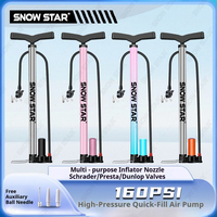 High Quality Custom Seamless Steel Handle Inflator New Arrival Ball Pump bicycle Hand Pump