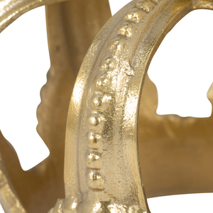 Scultura in Metallo a Forma di Corona, Decorazione Regale per Casa, Soggiorno, Ufficio, Esposizione su Scaffale - Product Image 3