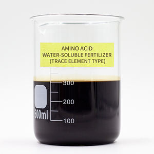 Fertilizzante liquido a rilascio rapido nero per la crescita dell'amminoacido Zn + B fertilizzante 100% solubile in acqua Spray fogliare liquido marrone scuro - Product Image 4