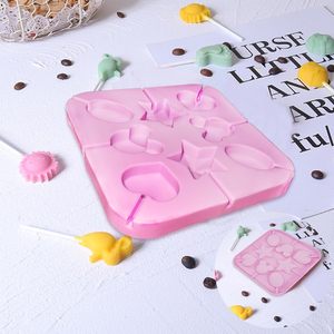 Juego de Moldes de Silicona para Piruletas, 4 Piezas, Forma de Corazón, Estrella, Mariposa y Flor, Herramientas para Pasteles No Tóxicas para Hacer Dulces - Product Image 3