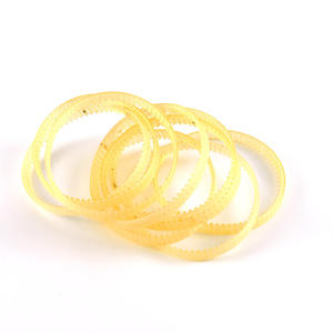 Courroie d'engrenage pour machine à polir universelle, composant à âme en aluminium jaune pour équipement de polissage des métaux, numéro de pièce 002 - Product Image 1