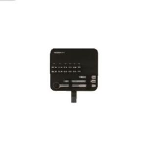 Juego de Herramientas Manuales Multifuncionales HOZAN W-511 de 880g para Electricistas y Bricolaje, 9 Piezas con Estuche Blando, Incluye Vasos y Trinquete - Product Image 2