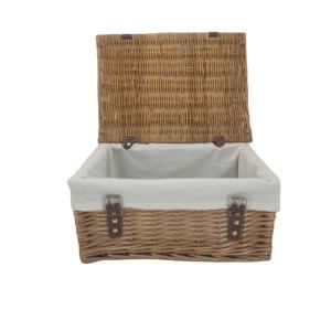 Cesto Rotondo in Vimini Senza Manici, Cesto Portaoggetti in Rattan per Bambini - Product Image 3