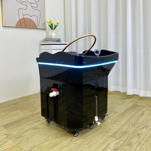 2025 Friseursalon Kopf Spa Bett Tragbare <span class=keywords><strong>Shampoo</strong></span> Waschbecken Schüssel Mobiles Haar waschbecken Mit 60L Wassertank - Product Image 5