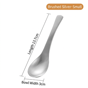 Gold Plated Stainless Steel Tea Spoons Mirror Finish Long Handle Minimalist Design Dishwasher Safe Party Utensils - Product Image 4