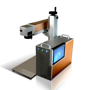 โรงงานขายตรง20W 30W 50W 100W แยกโต๊ะชนิดพกพาไฟเบอร์ CO2เลเซอร์เครื่องทำเครื่องหมาย - Product Image 1