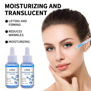 Sérum de soin de la peau à base de peptides de cuivre pour le contrôle de l'huile, l'éclaircissement de la peau et l'acné, en marque propre, OEM - Product Image 6
