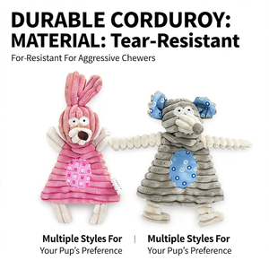 Köpek Oyuncakları Gürültülü, Uzun Ömürlü Çiğneme Oyuncakları, Agresif Köpekler İçin Dayanıklı Peluş Köpek Yavrusu Diş Çıkarma Oyuncakları - Product Image 5