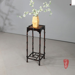 Bamboo Flower Stand Rectangle Freestanding Decorative Shelf For Indoor Outdoor Plant Display - Product Image 5