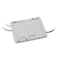 OEM/ODM Interrupteur Tactile Inductif LED 24W à Double Touche avec Capteur Capacitif, Fonctions Intelligentes CCT/Gradateur/Désembuiseur, Indice de Protection IP44 pour