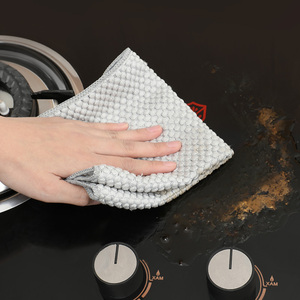 Quick Dry Kitchen Dish <b>Cloth</b> Honeycomb Texture Reinforced Sewing Edge <b>Dusting</b> <b>Cloth</b> Oil-Resistant Cleaning Rags - Product Image 3