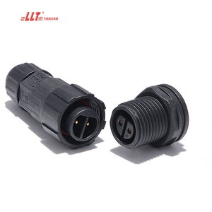 M16電気2ピンストレートケーブルプラグIP68パネルマウント端子防水2 3 4 5 6 7 8 9 12ピンコネクタ - Product Image 6