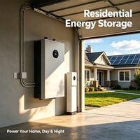 Batterie lithium Deye 16 kWh murale 51,2 V 314 Ah, pack de batteries lithium polymère rechargeable pour système solaire domestique