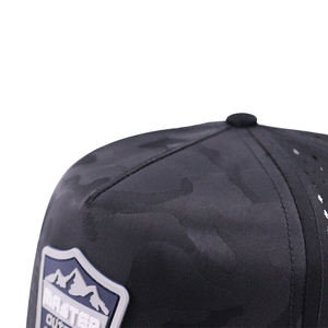 Fenêtre de 90 jours Compte à rebours noir Camouflage Odyssey Structure Style Melin Capuchon à 5 panneaux Badge en caoutchouc personnalisé à l'avant Patch en silicone latéral - Product Image 3