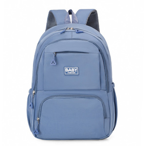 Sacs à dos pour filles et garçons, collégiens, adolescents, sac à dos de voyage léger de couleur unie, sac à dos décontracté pour l'école - Product Image 4