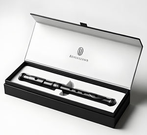 Boîte cadeau de luxe pour <span class=keywords><strong>clarinette</strong></span>, boîte extérieure rouge, estampage à chaud personnalisé, boîte en forme de livre avec finition UV, cadeau de Noël, recyclable - Product Image 2