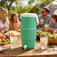 Tempat Minuman Plastik untuk Olahraga di Pantai, Kapasitas 12oz, Tempat Kaleng, Tempat Gelas, Cetakan 3D, Terisolasi