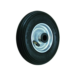 Roues pneumatiques robustes Caldwell personnalisées à 4 plis avec chambre à air en caoutchouc butyle et jante en acier/plastique pour nettoyeurs haute pression et chariots à main - Product Image 1