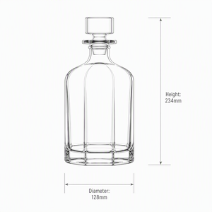 <span class=keywords><strong>Carafe</strong></span> à <span class=keywords><strong>whisky</strong></span> en <span class=keywords><strong>verre</strong></span> à fond épais de 1000 ml, bouteille à spiritueux en <span class=keywords><strong>cristal</strong></span>, <span class=keywords><strong>carafe</strong></span> à liqueur avec bouchon hermétique - Product Image 3