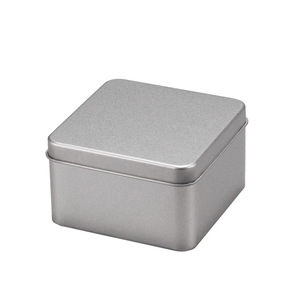 Boîte à gâteau carrée en fer blanc, boîte en fer blanc pour tiramisu, gâteau aux couches de lait de soja, <span class=keywords><strong>mini</strong></span> pâtisseries et desserts, emballage jetable à emporter - Product Image 5